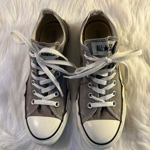 Grey Converse All Stars